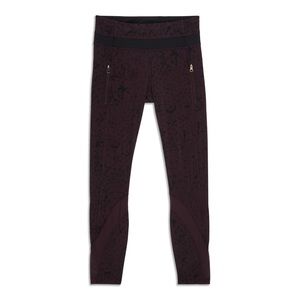 Lululemon Inspire Leggings - Star Crushed Black Cherry